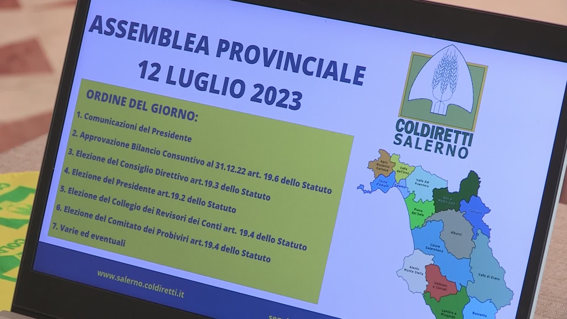 La Coldiretti Provinciale Di Salerno Rinnova Le Sue Cariche Liratv