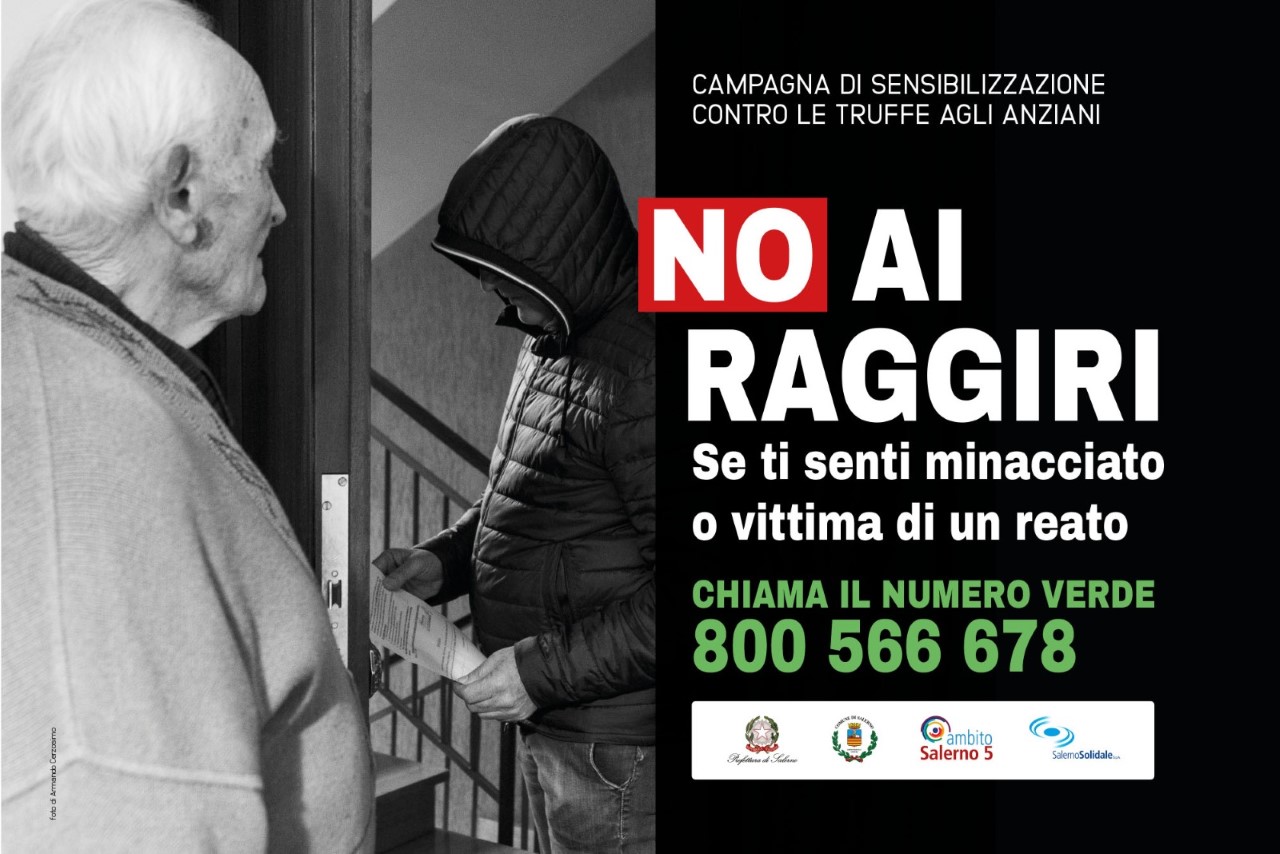 “No Ai Raggiri”, A Salerno Parte La Campagna Di Prevenzione Alle Truffe ...